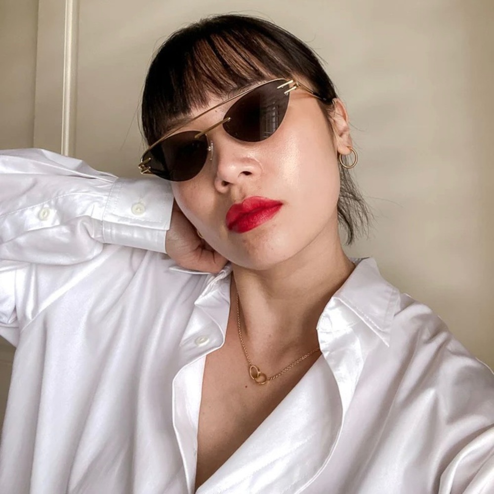 NWT ($165.00) Adam Selman X Le Specs The Coupe mini sunglasses. 🖤